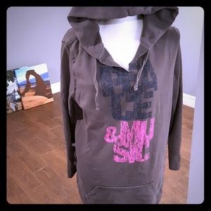 🔹️Gray hoodie dress